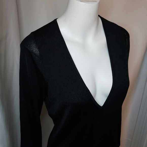 Ann taylor deep V knit top - Picture 2 of 5